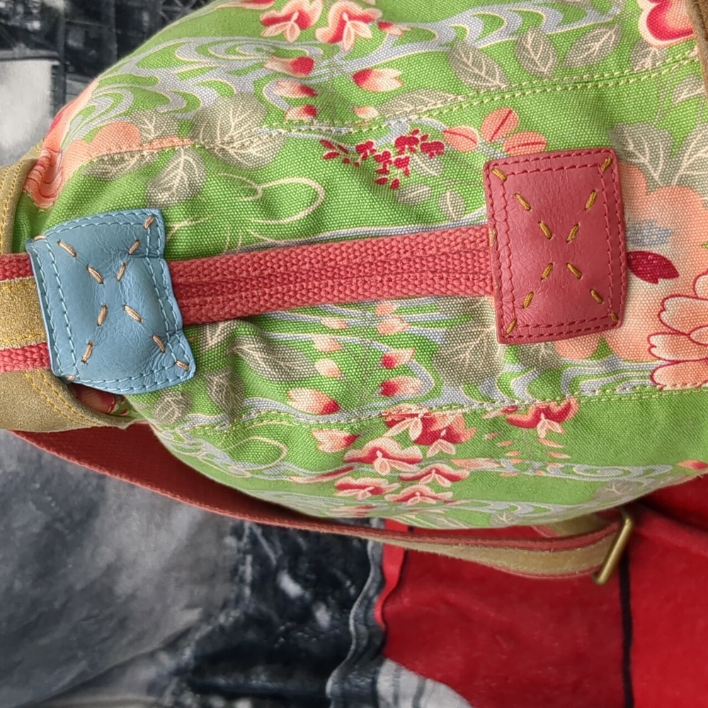 Lucky Brand! Floral suede Bohemian bag - Picture 9 of 16